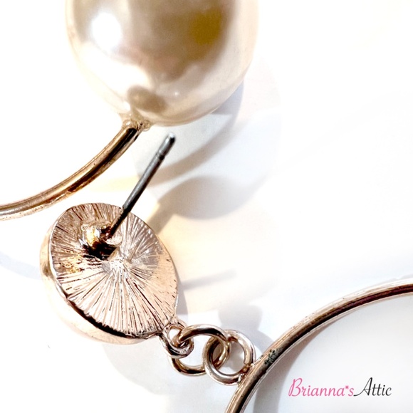 Circle Drop Earring with Beads, 2.5" - Picture 5 of 7